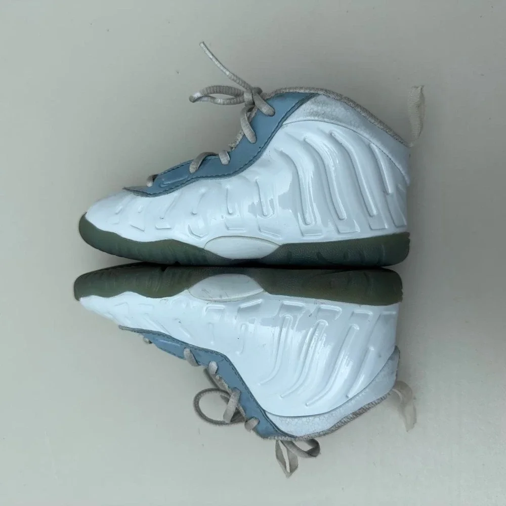 Nike Air little posite one Foamposite Pro aura worn blue Size US 9C